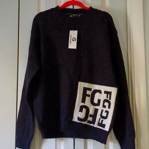 *NWT* FashGudim Black & White Sweater Sz XL